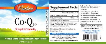 Carlson Co-Q10 - supplement