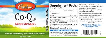 Carlson Co-Q10 - supplement