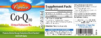 Carlson Co-Q10 - supplement