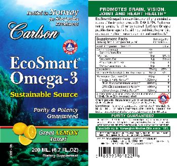 Carlson EcoSmart Omega-3 - supplement
