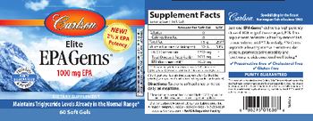 Carlson Elite EPA Gems - supplement