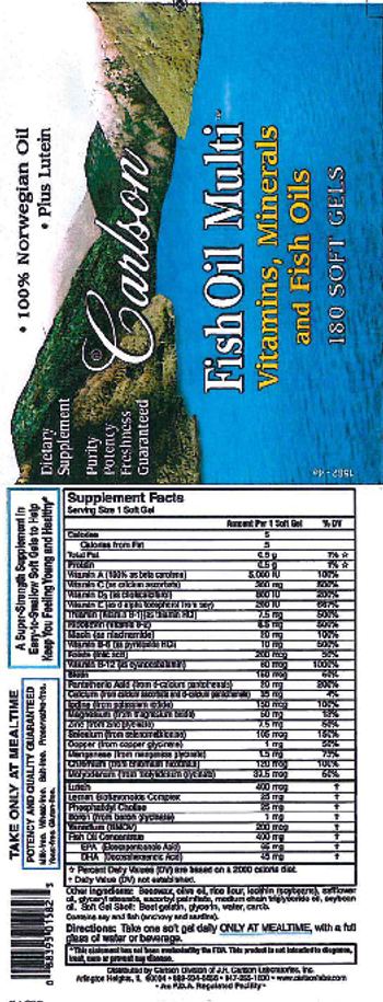 Carlson Fish Oil Multi - supplement