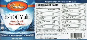 Carlson Fish Oil Multi - supplement