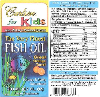 Carlson For Kids The Very Finest Fish Oil - supplement