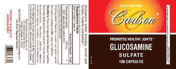 Carlson Glucosamine Sulfate - supplement