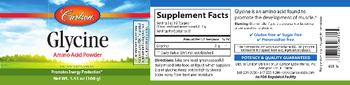 Carlson Glycine Amino Acid Powder - supplement