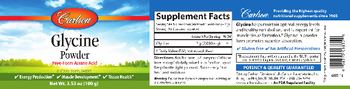 Carlson Glycine Powder - supplement