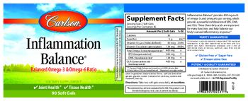 Carlson Inflammation Balance - supplement