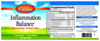 Carlson Inflammation Balance - supplement