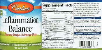 Carlson Inflammation Balance - supplement