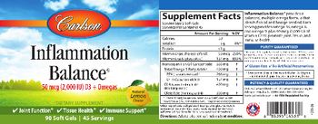 Carlson Inflammation Balance Natural Lemon Flavor - supplement