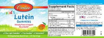 Carlson Kid's Lutein Gummies Natural Mango Flavor - supplement