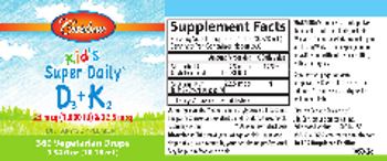 Carlson Kid's Super Daily D3+K2 25 mcg (1,000 IU) & 22.5 mcg - supplement