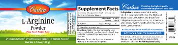 Carlson L-Arginine Powder - supplement