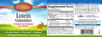 Carlson Lutein Gummies Natural Mango Flavor - supplement
