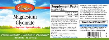 Carlson Magnesium Glycinate - supplement