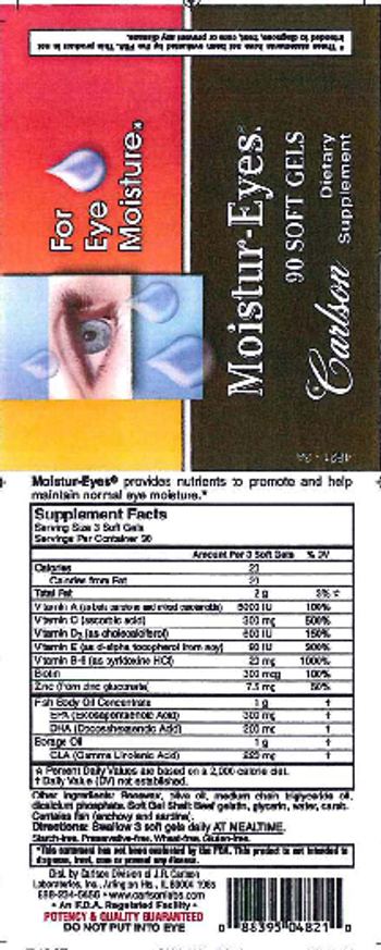 Carlson Moistur-Eyes - supplement