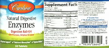 Carlson Natural Digestive Enzymes - supplement