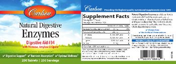 Carlson Natural Digestive Enzymes - supplement