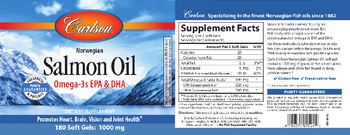 Carlson Norwegian Salmon Oil - supplement