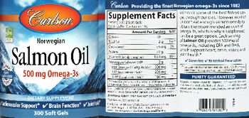 Carlson Norwegian Salmon Oil - supplement