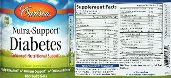 Carlson Nutra-Support Diabetes - supplement