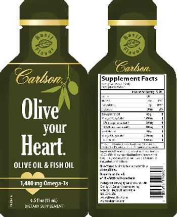 Carlson Olive Your Heart Basil Flavor - supplement