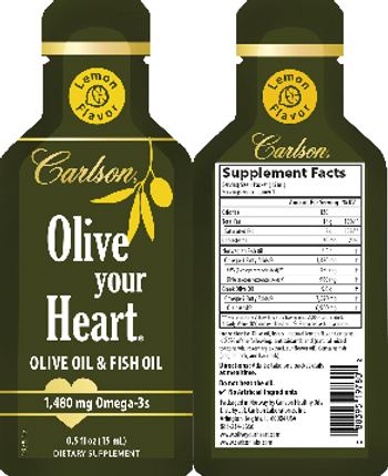 Carlson Olive Your Heart Lemon Flavor - supplement