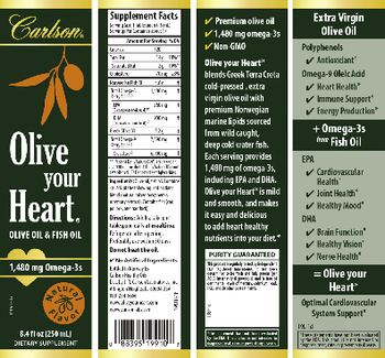 Carlson Olive your Heart Natural Flavor - supplement