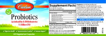 Carlson Probiotics 15 BIllion CFU - supplement