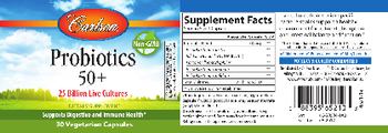 Carlson Probiotics 50+ - supplement