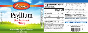 Carlson Psyllium 500 mg - supplement