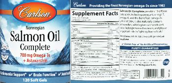 Carlson Salmon Oil Complete - supplement