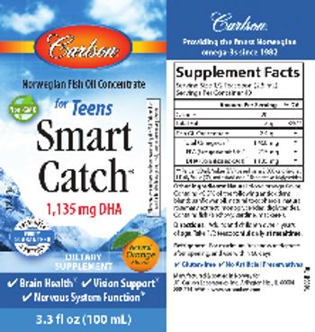 Carlson Smart Catch for Teens Natural Orange Flavor - supplement