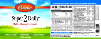 Carlson Super 2 Daily - supplement