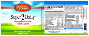 Carlson Super 2 Daily - supplement