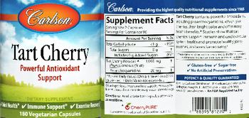 Carlson Tart Cherry - supplement