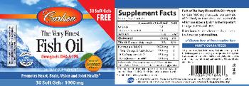 Carlson The Very Finest Fish Oil Omega-3'S DHA & EPA - supplement