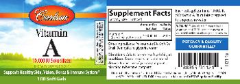 Carlson Vitamin A 10,000 IU Solubilized - supplement