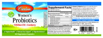 Carlson Women's Probiotics 10 Billion CFU Cranberry - supplement