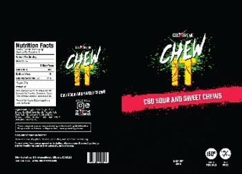 CBDXtreme ChewIT CBD Sour and Sweet Chews - supplement