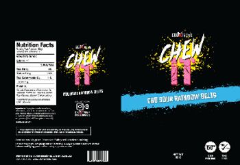 CBDXtreme ChewIT CBD Sour Rainbow Belts - supplement