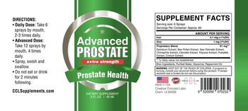 CCL Supplements Advanced Prostate - supplement