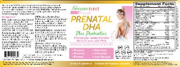 Ceautamed Worldwide Greens First Female Prenatal DHA - supplement