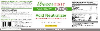 Ceautamed Worldwide Greens First Pro Acid Neutralizer Mild Lemon Flavor - supplement