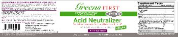 Ceautamed Worldwide Greens First Pro Acid Neutralizer Vegan Milk Grape Flavor - supplement