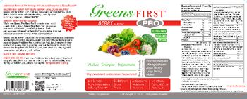 Ceautamed Worldwide Greens First Pro Berry Flavor - supplement