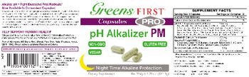 Ceautamed Worldwide Greens First Pro pH Alkalizer PM Capsules - supplement