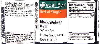 Cedar Bear Black Walnut Hull - supplement
