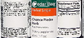 Cedar Bear Chanca Piedra Herb - supplement